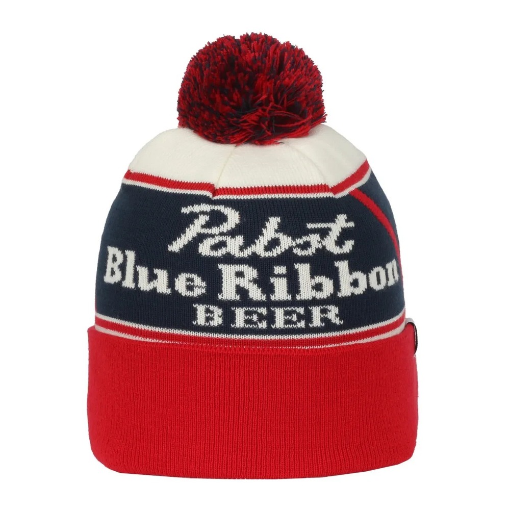 Outdoor Cap‎ Pabst Blue Ribbon PBR Beer Red White Blue One Size Beanie